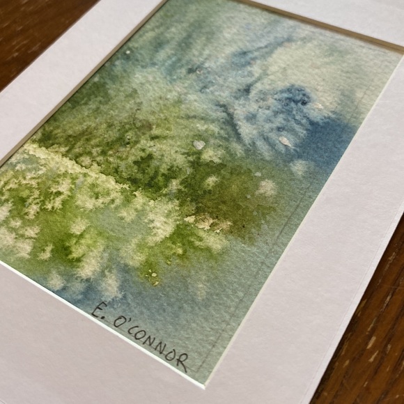 Abstract landscape mini watercolour - Picture 3 of 3
